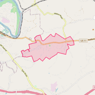 Map of Plum Creek