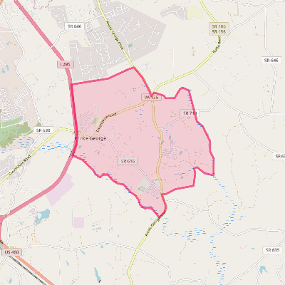 Map of Prince George