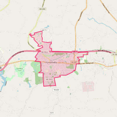 Map of Purcellville