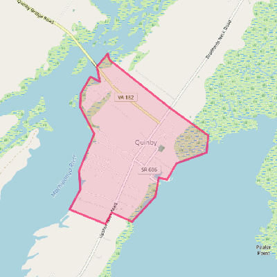 Map of Quinby