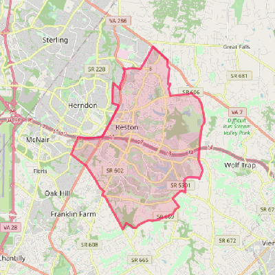 Map of Reston