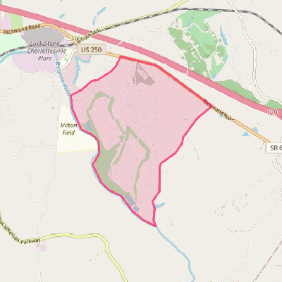 Map of Rivanna