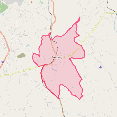 Map of Rustburg