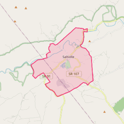 Map of Saltville