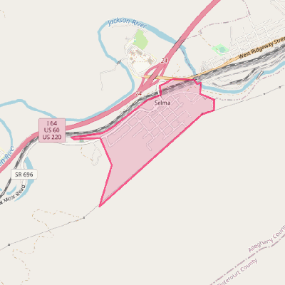 Map of Selma