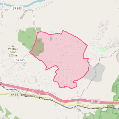 Map of Skyland Estates