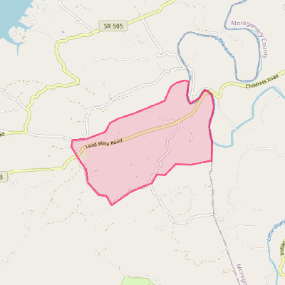 Map of Snowville