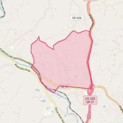 Map of Stanleytown