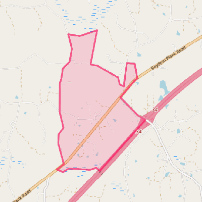 Map of Warfield