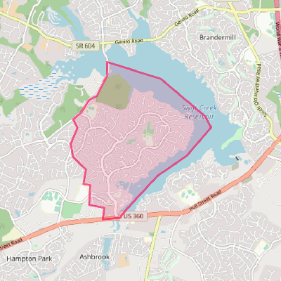 Map of Woodlake