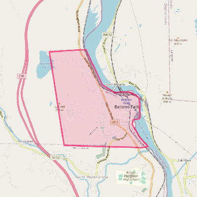 Map of Bellows Falls