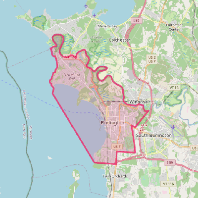 Map of Burlington