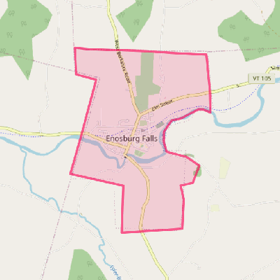 Map of Enosburg Falls