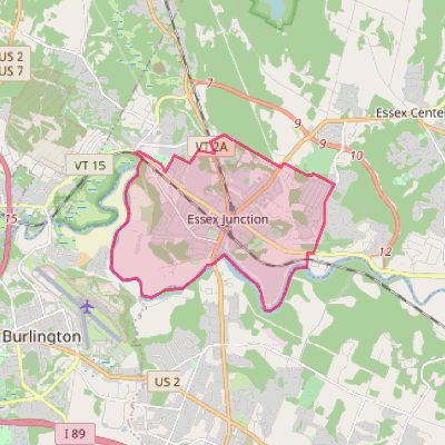 Map of Essex Junction