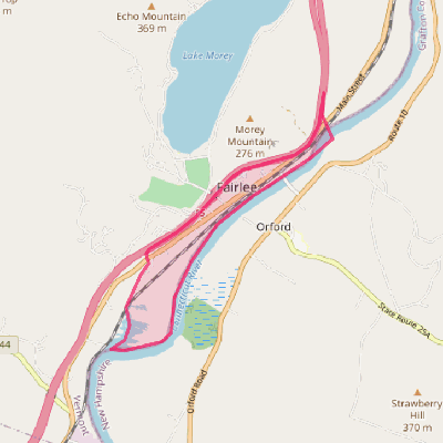 Map of Fairlee