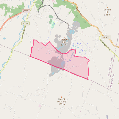 Map of Graniteville