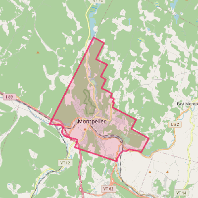 Map of Montpelier