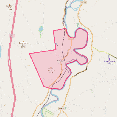 Map of Newbury