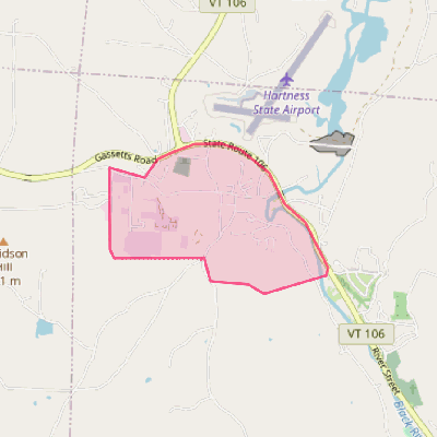 Map of North Springfield