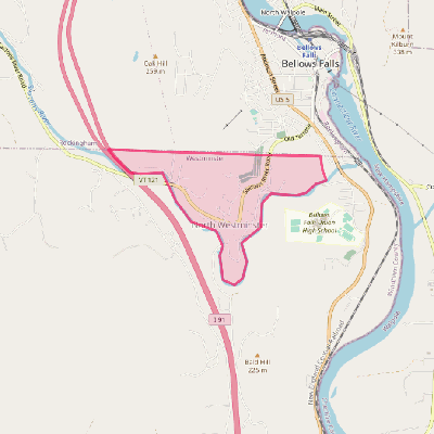 Map of North Westminster