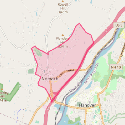 Map of Norwich