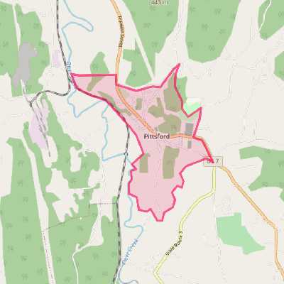 Map of Pittsford