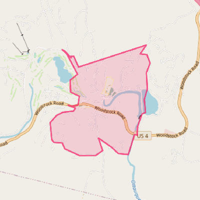 Map of Quechee