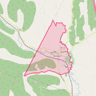 Map of Randolph