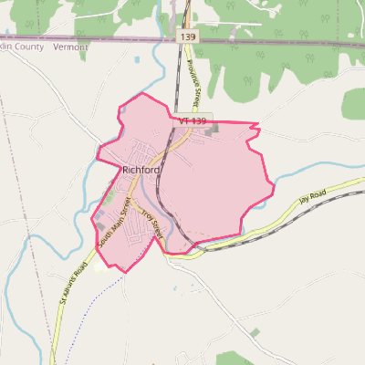 Map of Richford