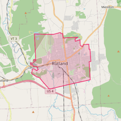 Map of Rutland