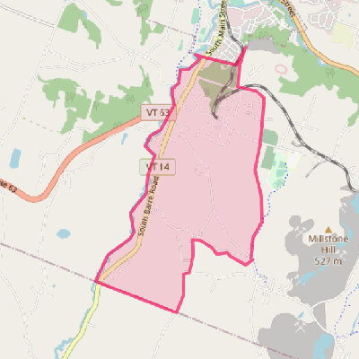 Map of South Barre