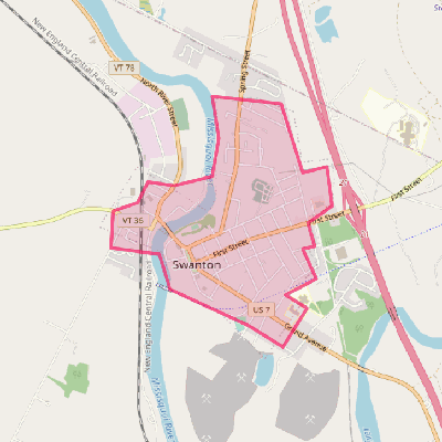 Map of Swanton