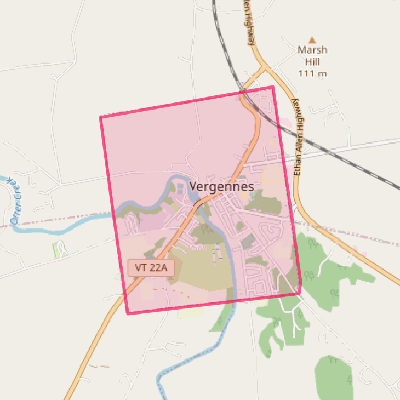 Map of Vergennes