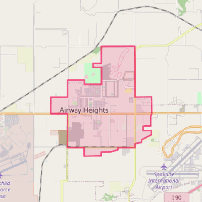 Map of Airway Heights