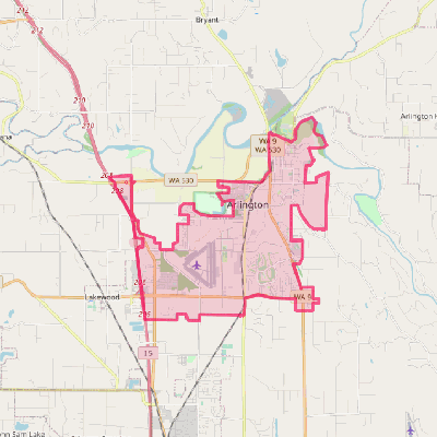 Map of Arlington