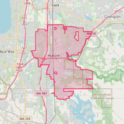 Map of Auburn