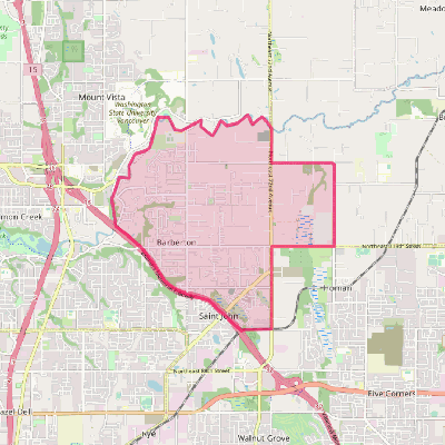 Map of Barberton