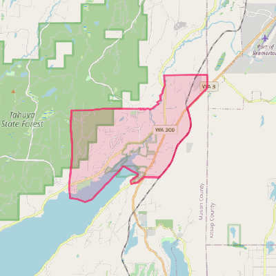 Map of Belfair