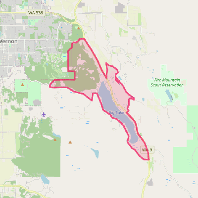 Map of Big Lake