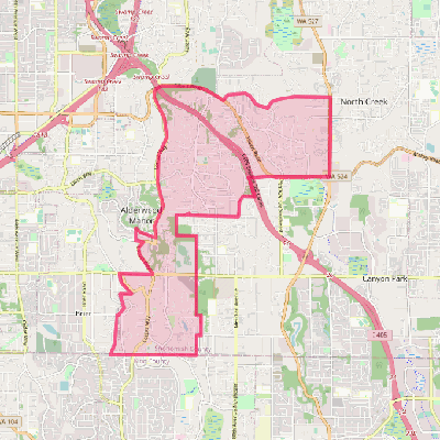 Map of Bothell West