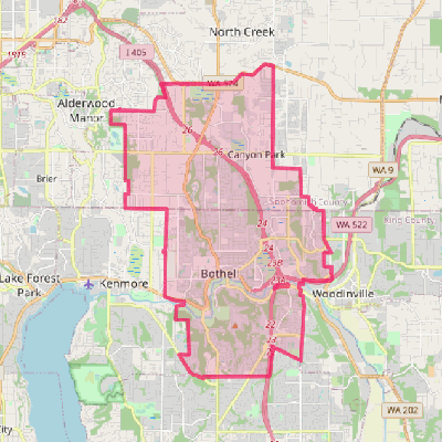 Map of Bothell