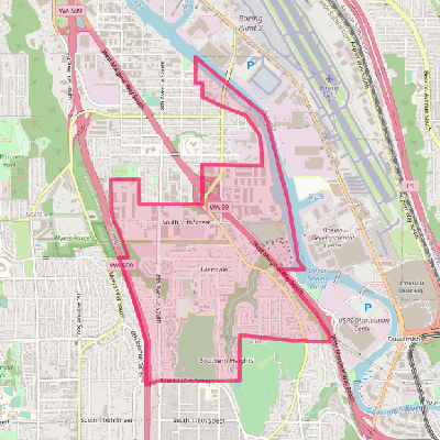 Map of Boulevard Park