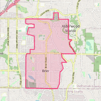 Map of Brier