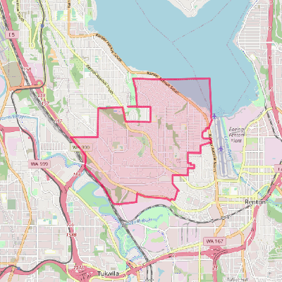 Map of Bryn Mawr-Skyway