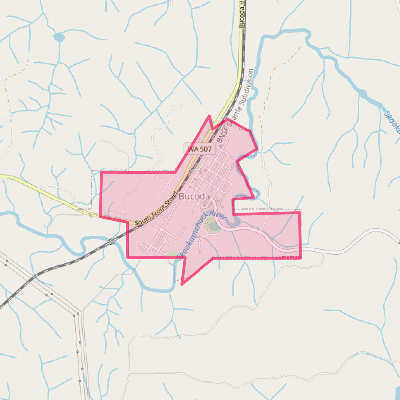 Map of Bucoda