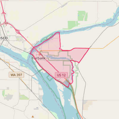 Map of Burbank