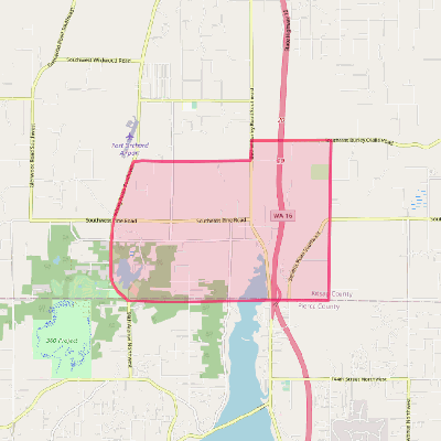 Map of Burley