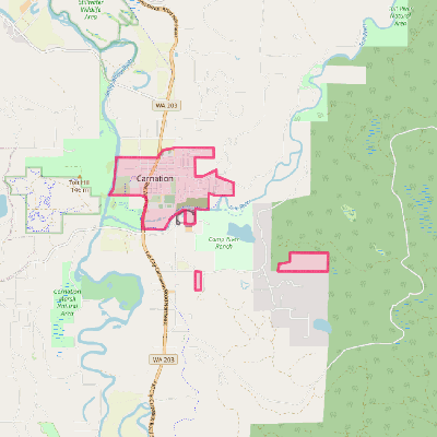 Map of Carnation