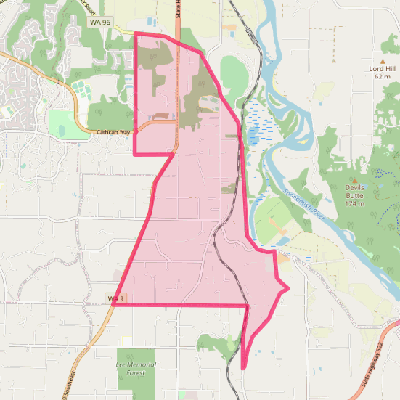 Map of Cathcart