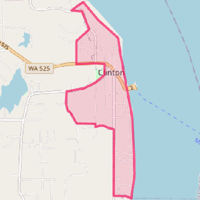 Map of Clinton